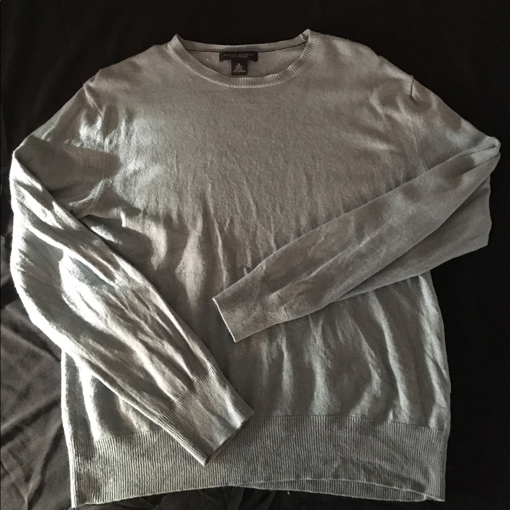 Banana republic gray silk cashmere womens size M